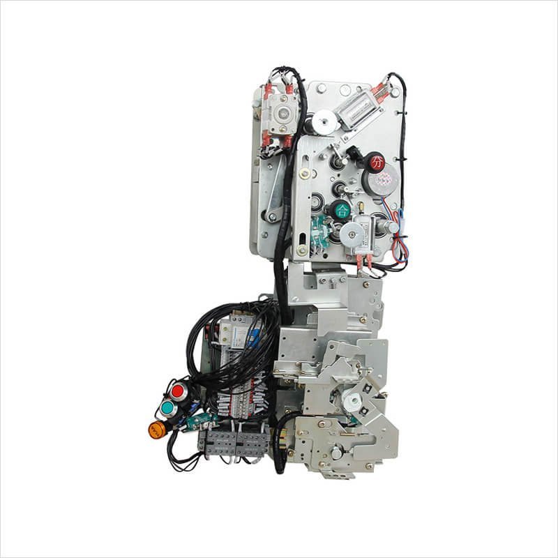 SF6 RMU breaker electric operating mechanism with isolating switch